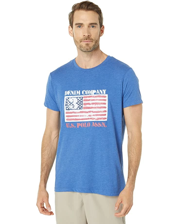 U.S. POLO ASSN. Shirts & Tops Short Sleeve Crew Neck Flag Tee 3 U.S. POLO ASSN. Shirts & Tops Short Sleeve Crew Neck Flag Tee