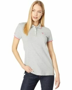 U.S. POLO ASSN. Shirts & Tops Classic Stretch Pique Polo Shirt -Valentino Garavani Sales Shop 71M2vOg 2LL. AC SR736920