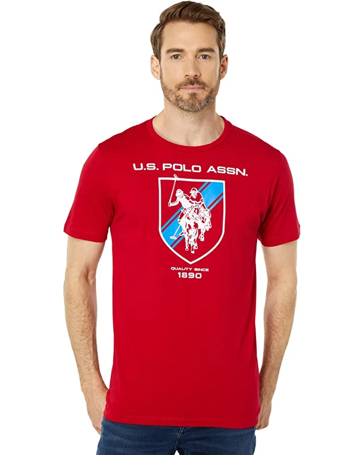 U.S. POLO ASSN. Shirts & Tops Short Sleeve Crew Neck Sheild Graphic Screen Print Tee 7 U.S. POLO ASSN. Shirts & Tops Short Sleeve Crew Neck Sheild Graphic Screen Print Tee - Image 5