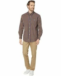 U.S. POLO ASSN. Shirts & Tops Long Sleeve Yarn-Dye Poplin Dobby Woven Shirt -Valentino Garavani Sales Shop 71OUN7X387L. AC SR736920