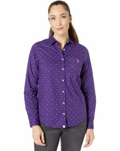 U.S. POLO ASSN. Shirts & Tops Long Sleeve Dot Stretch Poplin Shirt 21 U.S. POLO ASSN. Shirts & Tops Long Sleeve Dot Stretch Poplin Shirt -Valentino Garavani Sales Shop 71QBiygJDNL. AC SR736920