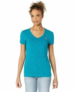 U.S. POLO ASSN. Shirts & Tops Dot V-Neck Tee 23 U.S. POLO ASSN. Shirts & Tops Dot V-Neck Tee -Valentino Garavani Sales Shop 71QC8dmoPPL. AC SR736920