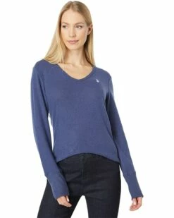 U.S. POLO ASSN. Shirts & Tops Long Sleeve Hacci V-Neck