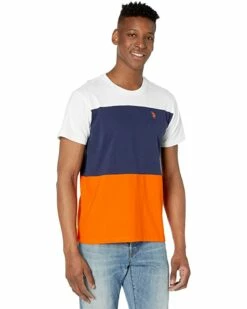 U.S. POLO ASSN. Shirts & Tops Multi-Tone Crew Neck Tee 13 U.S. POLO ASSN. Shirts & Tops Multi-Tone Crew Neck Tee -Valentino Garavani Sales Shop 71R8CzgGq1L. AC SR736920