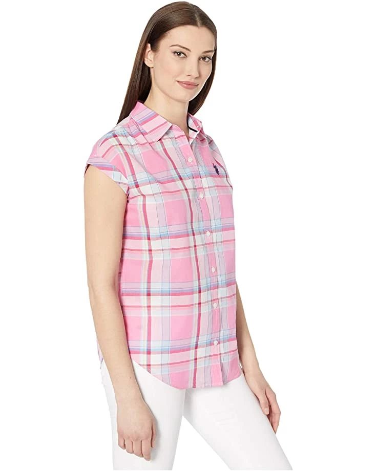 U.S. POLO ASSN. Shirts & Tops Drop Shoulder Woven Shirt 6 U.S. POLO ASSN. Shirts & Tops Drop Shoulder Woven Shirt - Image 4