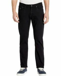 U.S. POLO ASSN. Jeans Stretch Slim Straight Five-Pocket in Black