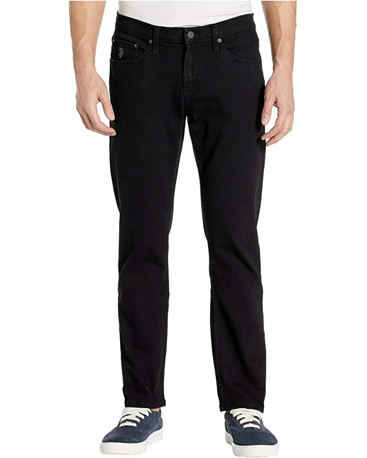 U.S. POLO ASSN. Jeans Stretch Slim Straight Five-Pocket in Black 3 U.S. POLO ASSN. Jeans Stretch Slim Straight Five-Pocket in Black