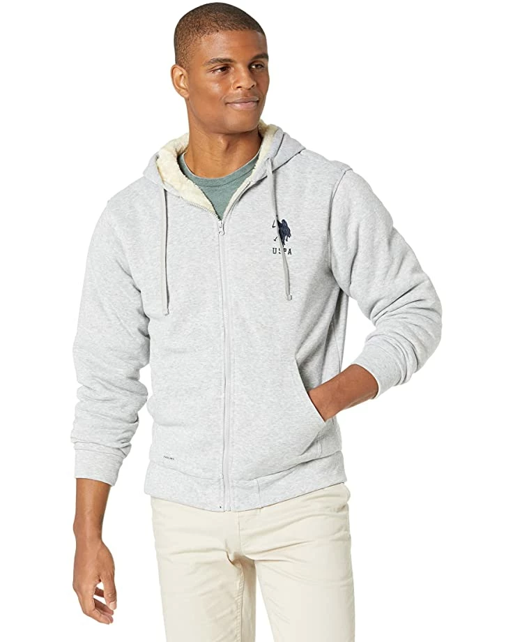 U.S. POLO ASSN. Hoodies & Sweatshirts Full Zip Fleece Sherpa Lined Hoodie 9 U.S. POLO ASSN. Hoodies & Sweatshirts Full Zip Fleece Sherpa Lined Hoodie - Image 7