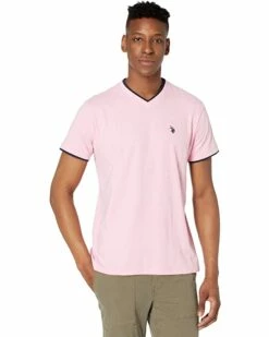 U.S. POLO ASSN. Shirts & Tops Double Ringer V-Neck-04 -Valentino Garavani Sales Shop 71SpwFfs1XL. AC SR736920