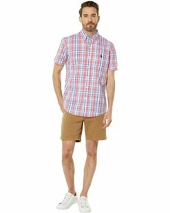 U.S. POLO ASSN. Shirts & Tops Short Sleeve Classic Fit Yarn-Dyed Poplin Plaid Woven Shirt 10 U.S. POLO ASSN. Shirts & Tops Short Sleeve Classic Fit Yarn-Dyed Poplin Plaid Woven Shirt -Valentino Garavani Sales Shop 71TXY0 SoSL. AC SR736920