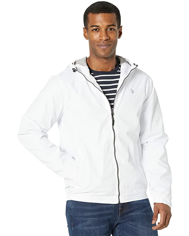 U.S. POLO ASSN. Coats & Outerwear Solid Windbreaker w/ Fixed Hood 11 U.S. POLO ASSN. Coats & Outerwear Solid Windbreaker w/ Fixed Hood - Image 9
