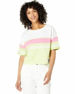 U.S. POLO ASSN. Shirts & Tops Yarn-Dyed Striped Crop Shirt