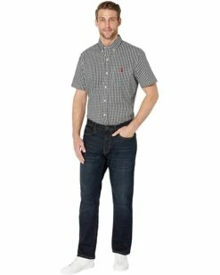 U.S. POLO ASSN. Shirts & Tops Short Sleeve Two-Color Check Woven Shirt 10 U.S. POLO ASSN. Shirts & Tops Short Sleeve Two-Color Check Woven Shirt -Valentino Garavani Sales Shop 71WdvY0VWL. AC SR736920