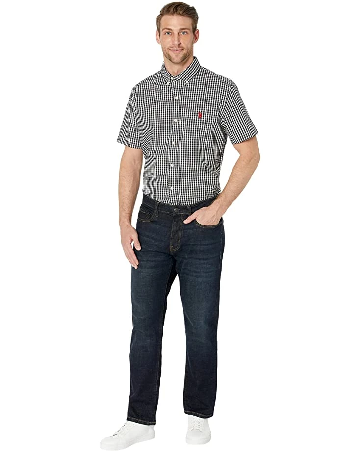 U.S. POLO ASSN. Shirts & Tops Short Sleeve Two-Color Check Woven Shirt 6 U.S. POLO ASSN. Shirts & Tops Short Sleeve Two-Color Check Woven Shirt - Image 4