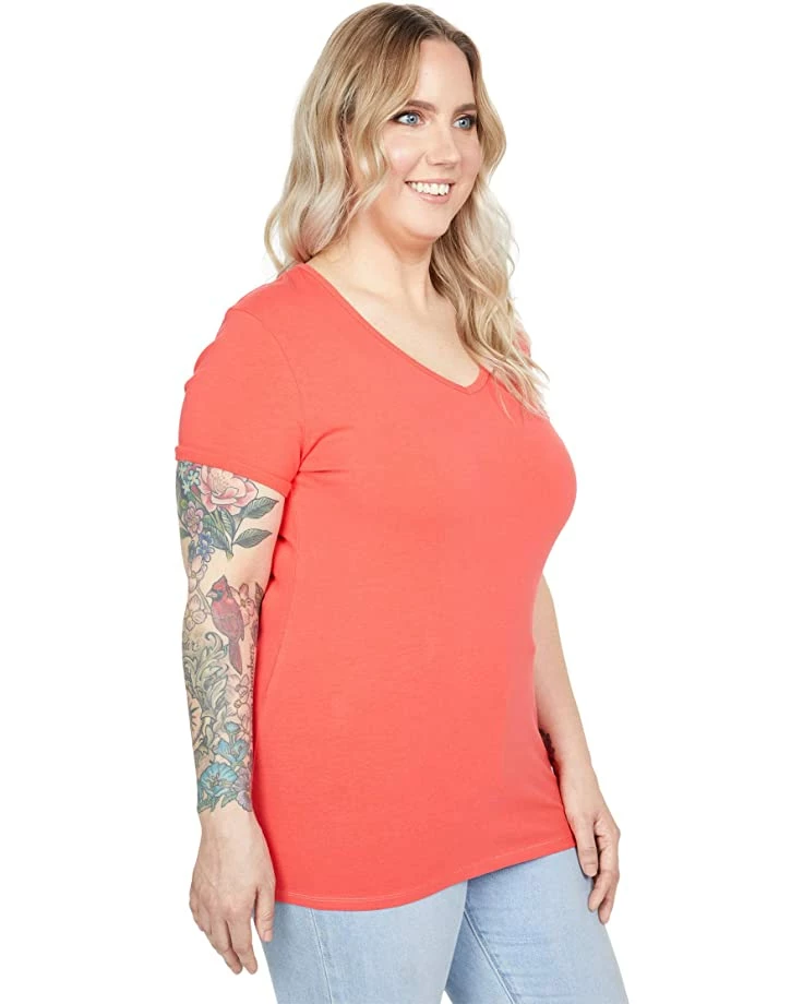 U.S. POLO ASSN. Shirts & Tops Tonal Scallop V-Neck Tee 6 U.S. POLO ASSN. Shirts & Tops Tonal Scallop V-Neck Tee - Image 4