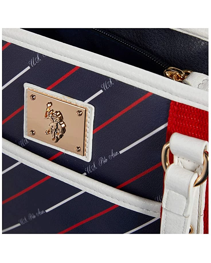 U.S. POLO ASSN. Handbags USPA Stripe Tote 5 U.S. POLO ASSN. Handbags USPA Stripe Tote - Image 3