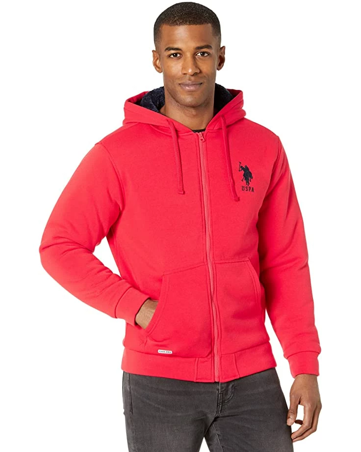 U.S. POLO ASSN. Hoodies & Sweatshirts Full Zip Fleece Sherpa Lined Hoodie 8 U.S. POLO ASSN. Hoodies & Sweatshirts Full Zip Fleece Sherpa Lined Hoodie - Image 6