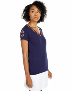 U.S. POLO ASSN. Shirts & Tops V-Neck Neon Trim Tee 12 U.S. POLO ASSN. Shirts & Tops V-Neck Neon Trim Tee -Valentino Garavani Sales Shop 71YSGa75IVL. AC SR736920