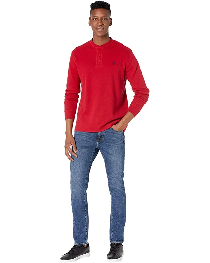 U.S. POLO ASSN. Shirts & Tops Long Sleeve Solid Thermal Henley 6 U.S. POLO ASSN. Shirts & Tops Long Sleeve Solid Thermal Henley - Image 4