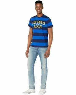 U.S. POLO ASSN. Shirts & Tops Logo Print Stripe Crew 12 U.S. POLO ASSN. Shirts & Tops Logo Print Stripe Crew -Valentino Garavani Sales Shop 71ZolBtX6OL. AC SR736920