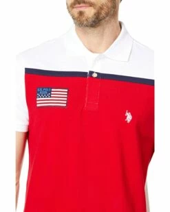 U.S. POLO ASSN. Shirts & Tops Short Sleeve Color-Block with Flag Slim Fit Knit Shirt 8 U.S. POLO ASSN. Shirts & Tops Short Sleeve Color-Block with Flag Slim Fit Knit Shirt -Valentino Garavani Sales Shop 71aAgxkHhjL. AC SR736920