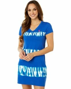 U.S. POLO ASSN. Dresses Tie-Dye Stripe Sneaker Dress