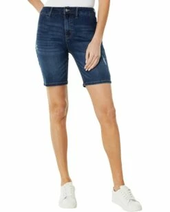 U.S. POLO ASSN. Shorts 9" High-Rise Stretch Denim Bermuda in Tasmania Wash