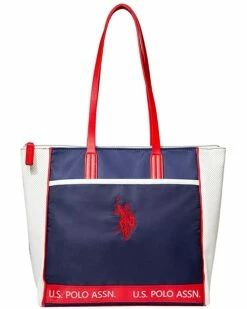 U.S. POLO ASSN. Handbags Perforated Nylon Sport Tote