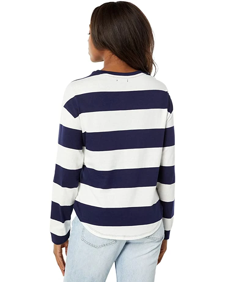 U.S. POLO ASSN. Shirts & Tops Long Sleeve Striped Crew Neck Front Seam Top 4 U.S. POLO ASSN. Shirts & Tops Long Sleeve Striped Crew Neck Front Seam Top - Image 2