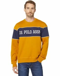 U.S. POLO ASSN. Hoodies & Sweatshirts Long Sleeve Crew Neck Sweatshirt -Valentino Garavani Sales Shop 71bcEK nLwL. AC SR736920