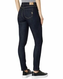 U.S. POLO ASSN. Core Super Skinny Mid-Rise Stretch Denim Jeans in Classic Rinse -Valentino Garavani Sales Shop 71buPTlaaL. AC SR736920