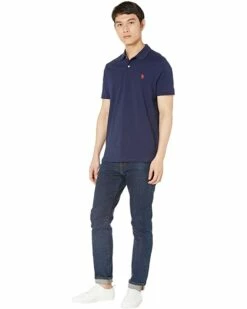 U.S. POLO ASSN. Shirts & Tops Jersey Polo Shirt -Valentino Garavani Sales Shop 71elKT3aHHL. AC SR736920