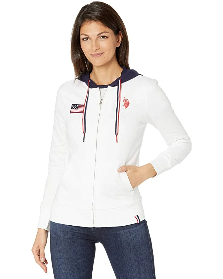 U.S. POLO ASSN. Hoodies & Sweatshirts Flag Zip Front Hoodie 7 U.S. POLO ASSN. Hoodies & Sweatshirts Flag Zip Front Hoodie - Image 5