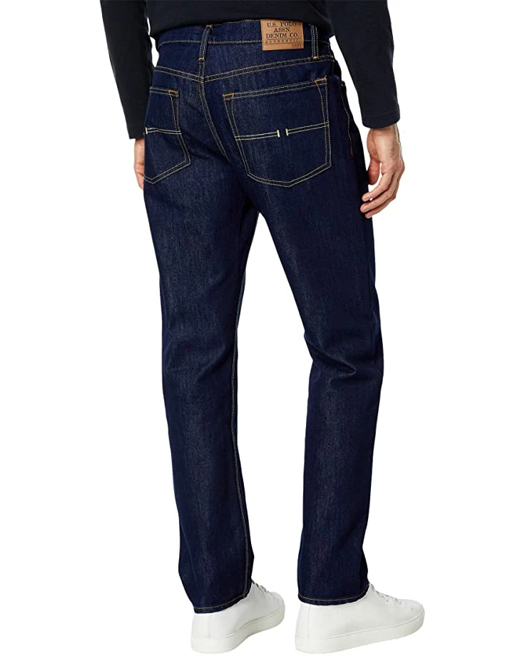 U.S. POLO ASSN. Stretch Slim Straight Five-Pocket Jeans in Blue 4 U.S. POLO ASSN. Stretch Slim Straight Five-Pocket Jeans in Blue - Image 2