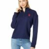 U.S. POLO ASSN. Hoodies & Sweatshirts Long Sleeve 1/4 Zip Popover -Valentino Garavani Sales Shop 71iJOS3BDL. AC SR736920