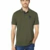 U.S. POLO ASSN. Shirts & Tops Slim Fit Big Horse Polo with Stripe Collar -Valentino Garavani Sales Shop 71kaVhIAX6L. AC SR736920