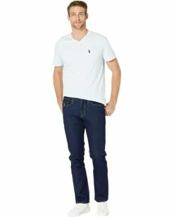 U.S. POLO ASSN. Slim Straight Stretch Jeans in Blue 9 U.S. POLO ASSN. Slim Straight Stretch Jeans in Blue -Valentino Garavani Sales Shop 71laBTVi5RL. AC SR736920