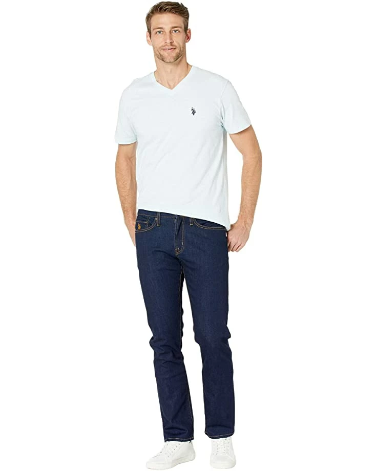U.S. POLO ASSN. Slim Straight Stretch Jeans in Blue 6 U.S. POLO ASSN. Slim Straight Stretch Jeans in Blue - Image 4