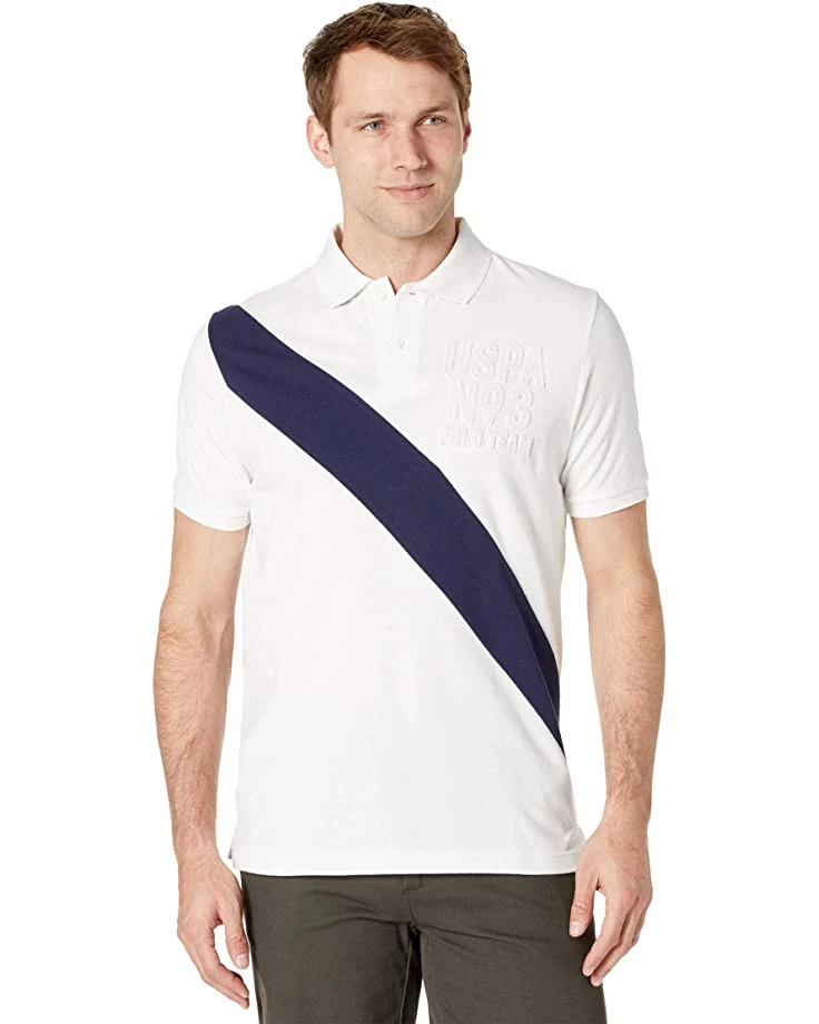 U.S. POLO ASSN. Shirts & Tops Short Sleeve Diagonal Embossed Logo Polo 9 U.S. POLO ASSN. Shirts & Tops Short Sleeve Diagonal Embossed Logo Polo - Image 7