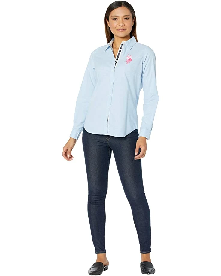 U.S. POLO ASSN. Shirts & Tops Long Sleeve Oxford Tonal Pony Shirt 6 U.S. POLO ASSN. Shirts & Tops Long Sleeve Oxford Tonal Pony Shirt - Image 4