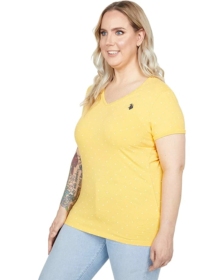 U.S. POLO ASSN. Shirts & Tops Dot V-Neck Tee 4 U.S. POLO ASSN. Shirts & Tops Dot V-Neck Tee - Image 2