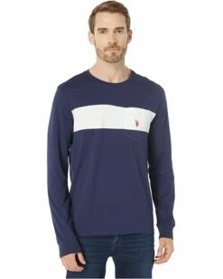 U.S. POLO ASSN. Shirts & Tops Long Sleeve Color-Block Tee with Pocket 12 U.S. POLO ASSN. Shirts & Tops Long Sleeve Color-Block Tee with Pocket -Valentino Garavani Sales Shop 71nC9eS3htL. AC SR736920