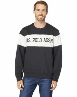 U.S. POLO ASSN. Hoodies & Sweatshirts Long Sleeve Crew Neck Sweatshirt -Valentino Garavani Sales Shop 71nM88JL9yL. AC SR736920
