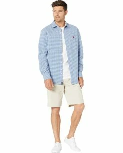 U.S. POLO ASSN. Shirts & Tops Long Seeve Dobby Plaid Woven Shirt 9 U.S. POLO ASSN. Shirts & Tops Long Seeve Dobby Plaid Woven Shirt -Valentino Garavani Sales Shop 71nMaZJucCS. AC SR736920