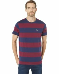 U.S. POLO ASSN. Shirts & Tops Short Sleeve Small Pony Rugby Stripe Tee 17 U.S. POLO ASSN. Shirts & Tops Short Sleeve Small Pony Rugby Stripe Tee -Valentino Garavani Sales Shop 71nzClr1oL. AC SR736920