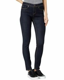 U.S. POLO ASSN. Core Super Skinny Mid-Rise Stretch Denim Jeans in Classic Rinse