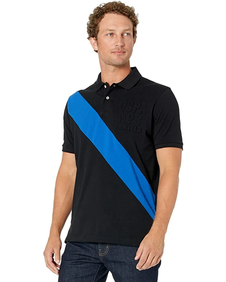 U.S. POLO ASSN. Shirts & Tops Short Sleeve Diagonal Embossed Logo Polo 3 U.S. POLO ASSN. Shirts & Tops Short Sleeve Diagonal Embossed Logo Polo