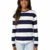 U.S. POLO ASSN. Shirts & Tops Long Sleeve Striped Crew Neck Front Seam Top -Valentino Garavani Sales Shop 71s2yplPgKL. AC SR736920