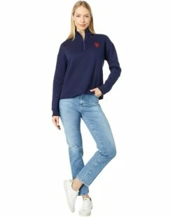 U.S. POLO ASSN. Hoodies & Sweatshirts Long Sleeve 1/4 Zip Popover 10 U.S. POLO ASSN. Hoodies & Sweatshirts Long Sleeve 1/4 Zip Popover -Valentino Garavani Sales Shop 71sVdmFr9AL. AC SR736920