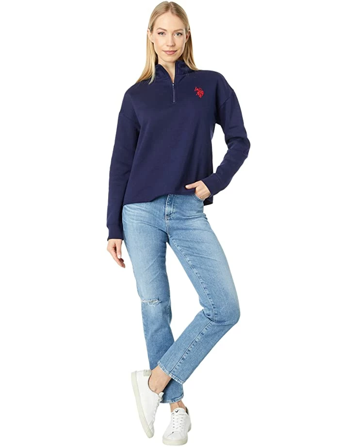 U.S. POLO ASSN. Hoodies & Sweatshirts Long Sleeve 1/4 Zip Popover 6 U.S. POLO ASSN. Hoodies & Sweatshirts Long Sleeve 1/4 Zip Popover - Image 4